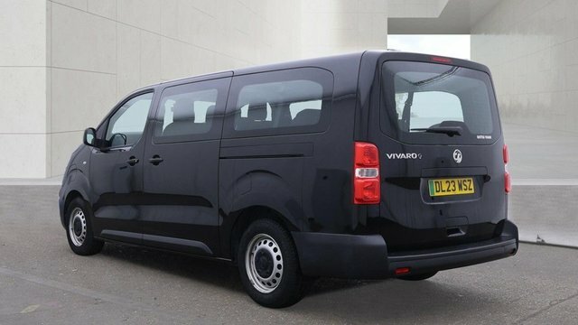 Vauxhall Vivaro 2023 50Kwh Combi Mpv Lwb 9 Seat Black #2