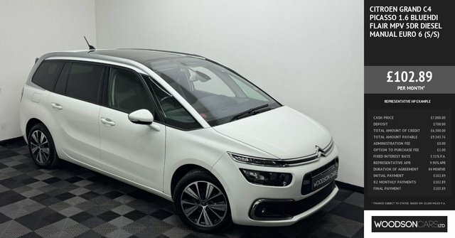 Citroen Grand C4 Picasso 2018 1.6 Bluehdi Flair Mpv Euro White #3