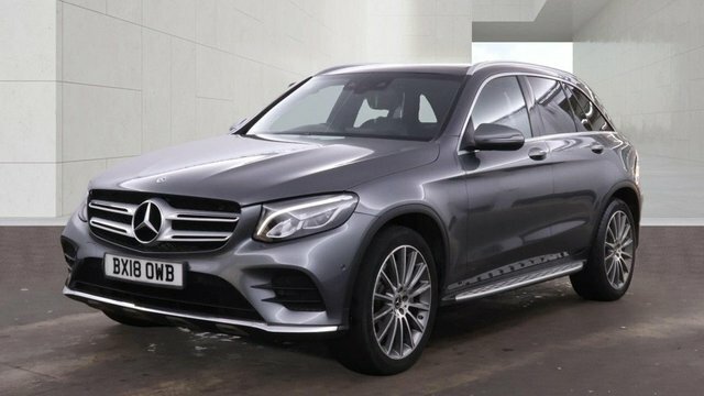 Mercedes-Benz GLC Class 2018 2.1 Glc220d Amg Line Premium Suv Grey #2
