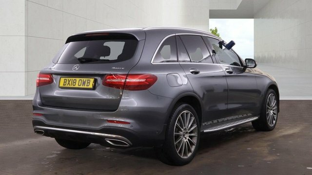 Mercedes-Benz GLC Class 2018 2.1 Glc220d Amg Line Premium Suv Grey #4