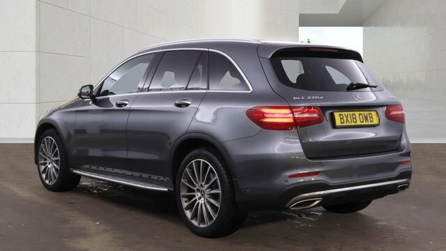 Mercedes-Benz GLC Class 2018 2.1 Glc220d Amg Line Premium Suv Grey #3