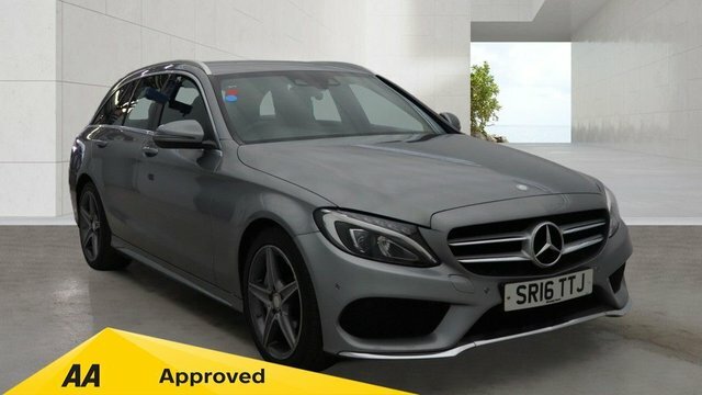 Mercedes-Benz C Class 2016 2.1 C300dh Amg Line Estate Hybrid Silver