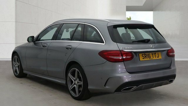 Mercedes-Benz C Class 2016 2.1 C300dh Amg Line Estate Hybrid Silver #2