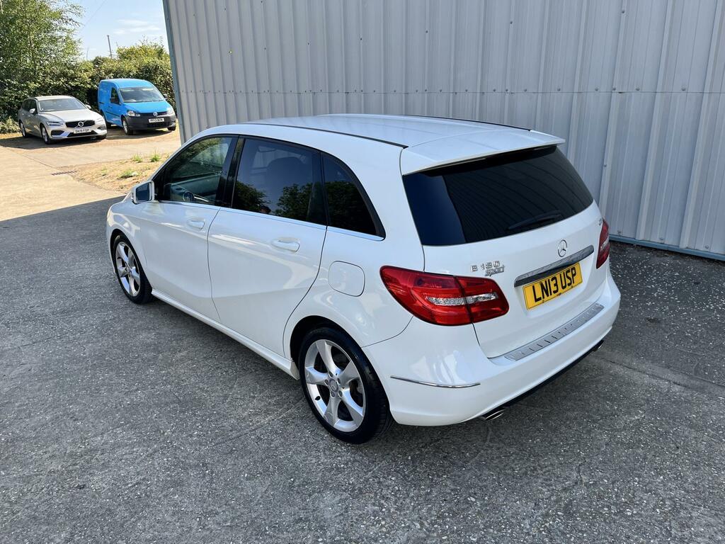 Mercedes-Benz B Class 1.8 B180 Cdi Blueefficiency Sport Mpv M LN13USP White #3