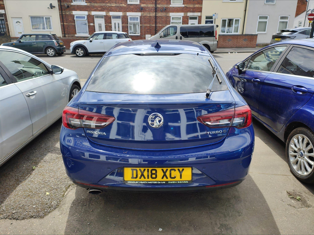 Vauxhall Insignia 2.0 Turbo D Blueinjection Sri Nav Grand Sport Euro DX18XCY Blue #4