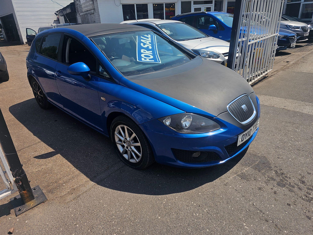 Seat Leon 1.6 Tdi Cr Se Euro 5 Ss Blue #4