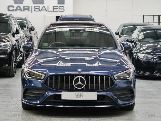 Mercedes-Benz CLA Class Cla200d Amg Line Coupe Blue #2