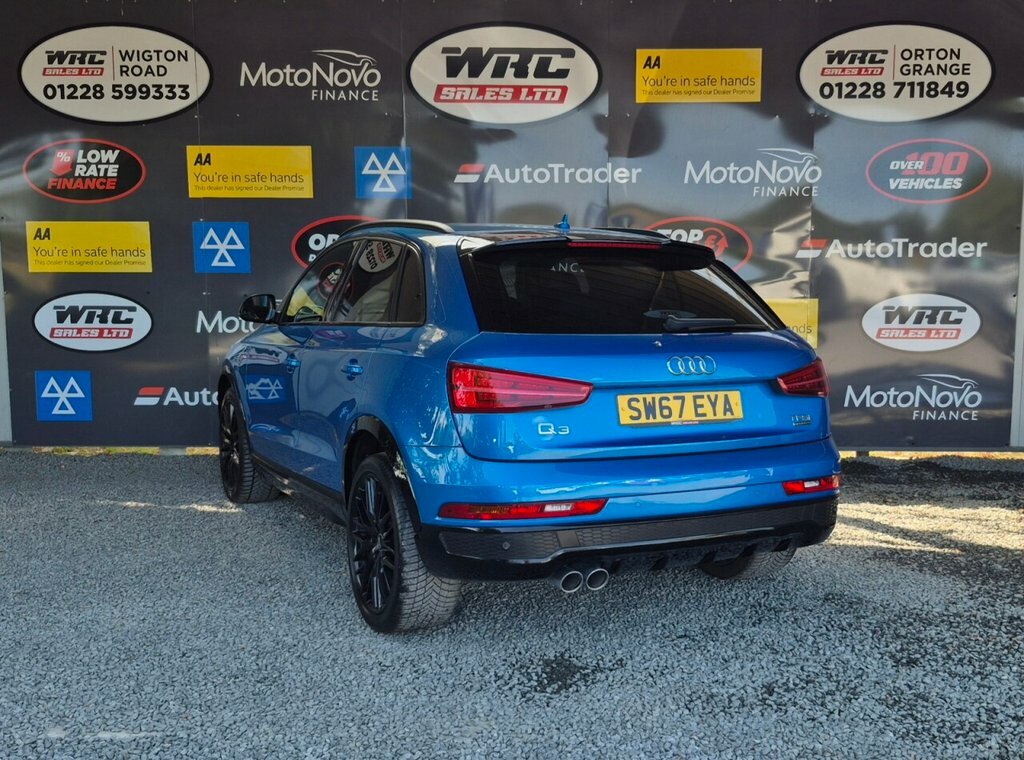Audi Q3 2L Black Edition SW67EYA Blue #3