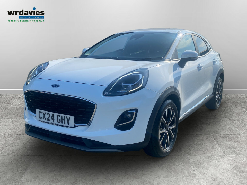 Ford Puma 1.0 Ecoboost Hybrid Mhev Titanium CX24GHV White #3