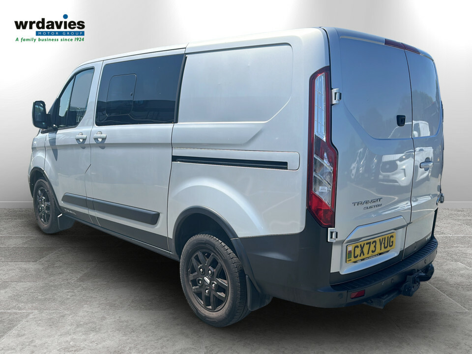 Ford Transit Custom 2.0D Ecoblue 130Ps Low Roof Dcab Trail Van CX73YUG Silver #5