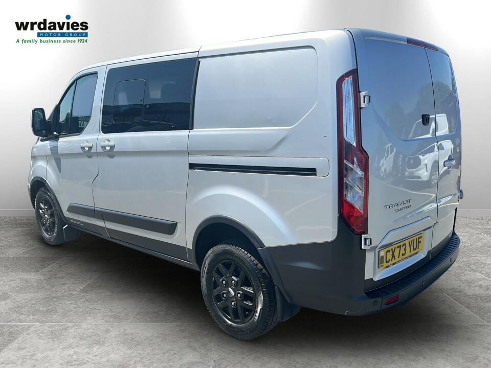 Ford Transit Custom 2.0D Ecoblue 130Ps Low Roof Dcab Trail Van CX73YUF Silver #5