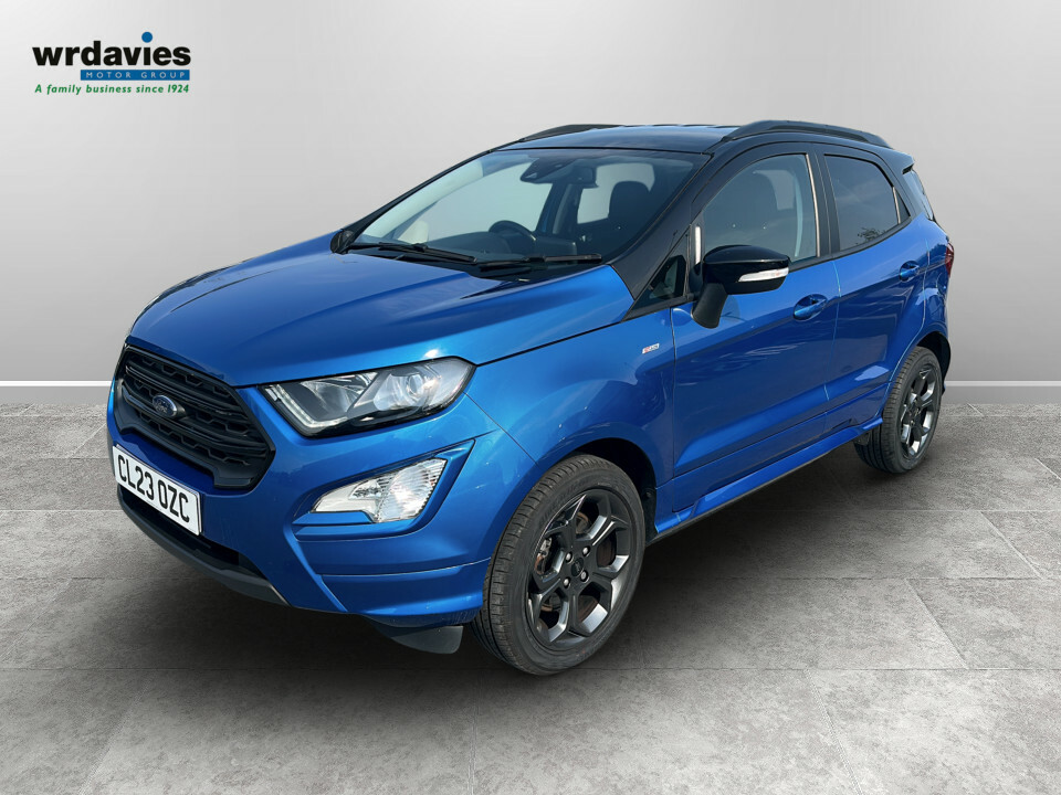 Ford Ecosport 1.0T Ecoboost 125 St-line - 1 Owner Sat Nav CL23OZC Blue #3