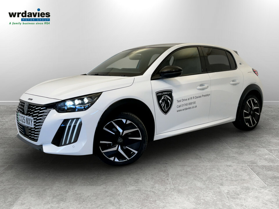 Peugeot e-208 115Kw Gt 51Kwh White #3