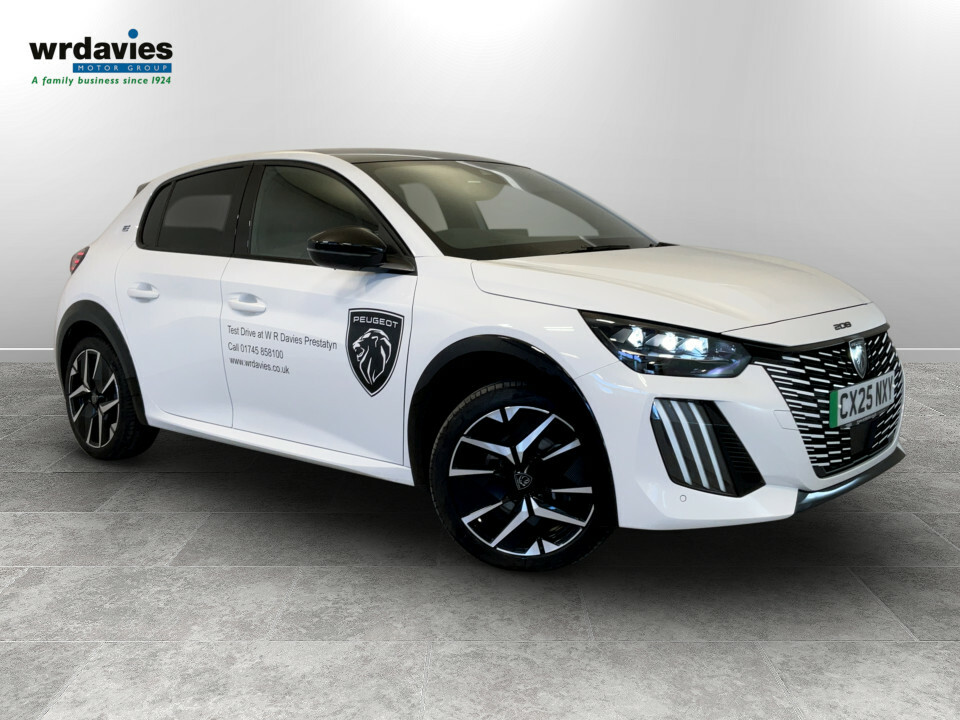 Peugeot e-208 115Kw Gt 51Kwh White