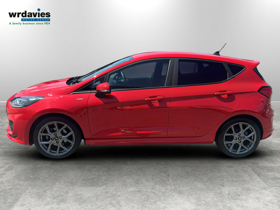 Ford Fiesta 1.0T Ecoboost St-line - 1 Owner Sat Nav Wi CY23KGO Red #4