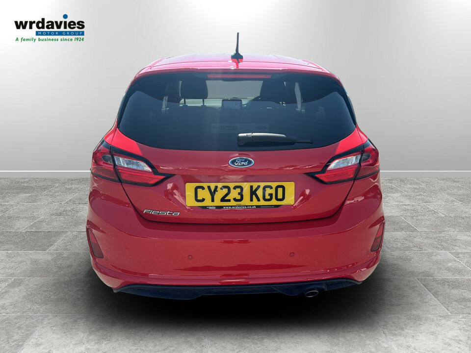 Ford Fiesta 1.0T Ecoboost St-line - 1 Owner Sat Nav Wi CY23KGO Red #6