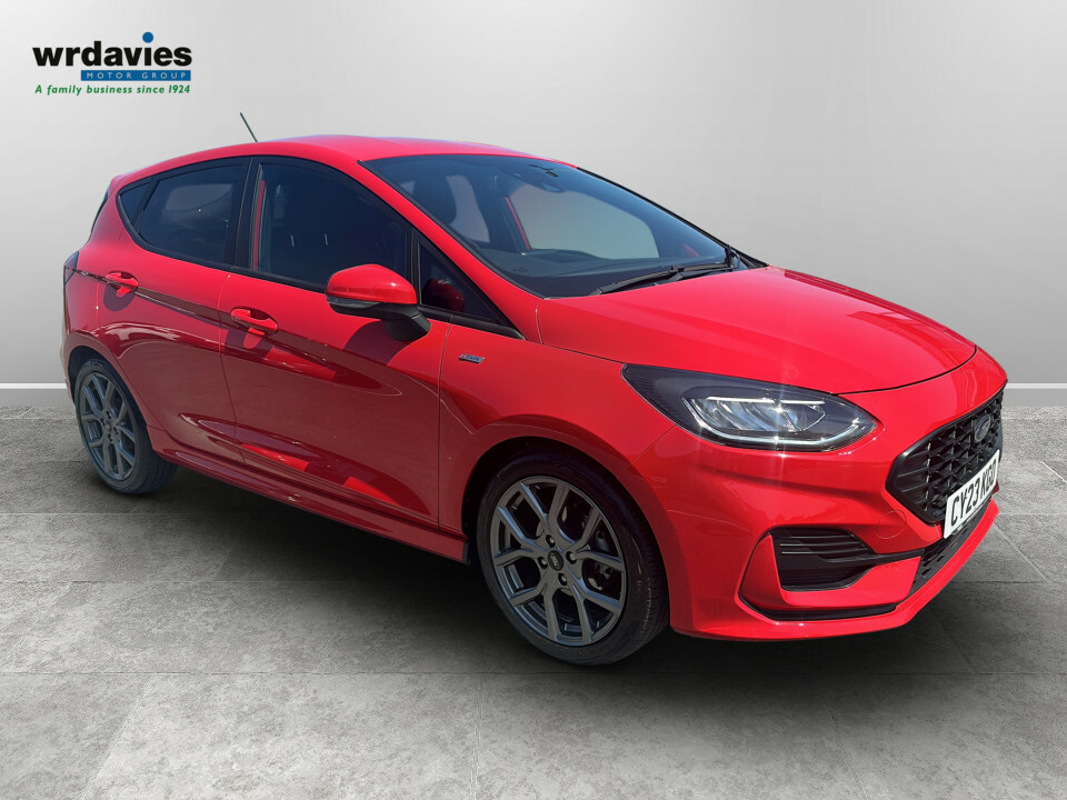 Ford Fiesta 1.0T Ecoboost St-line - 1 Owner Sat Nav Wi Red