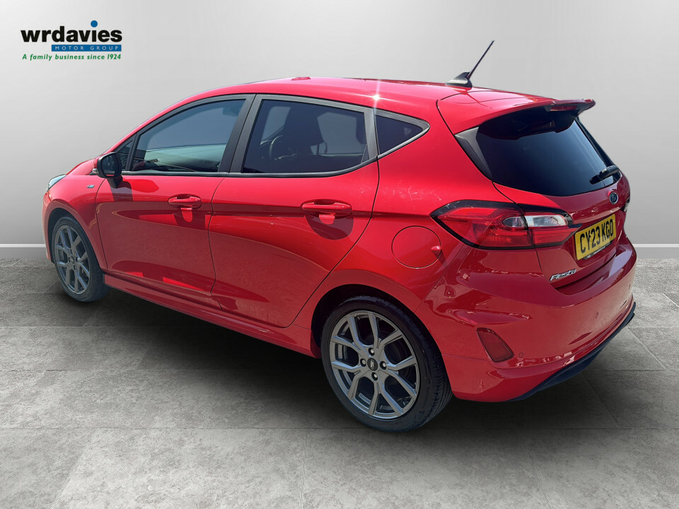 Ford Fiesta 1.0T Ecoboost St-line - 1 Owner Sat Nav Wi CY23KGO Red #5
