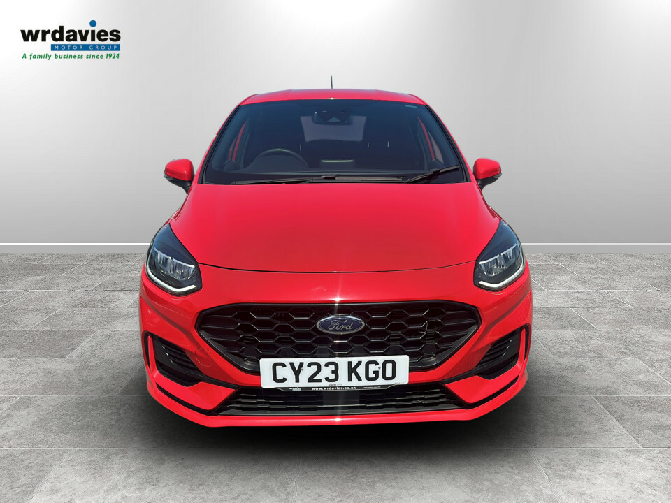 Ford Fiesta 1.0T Ecoboost St-line - 1 Owner Sat Nav Wi CY23KGO Red #2