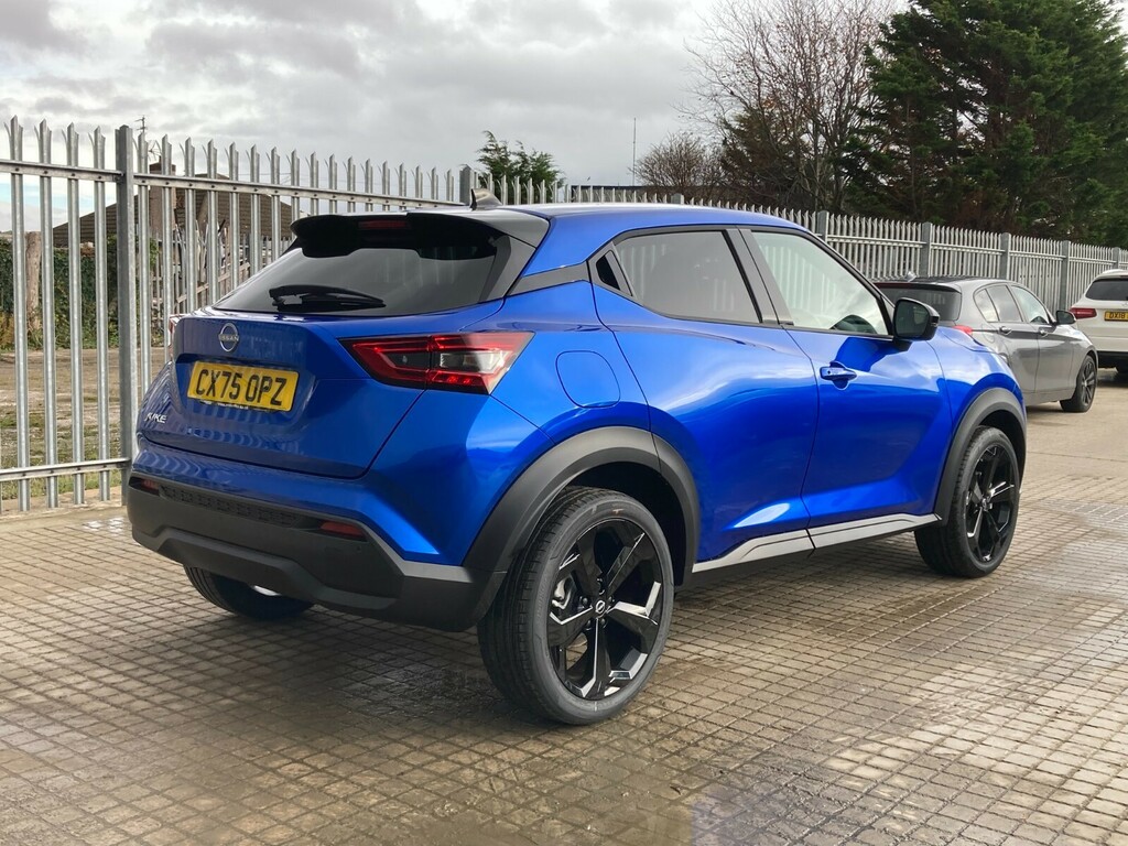 Nissan Juke 1.0 Dig-t Tekna Blue #4