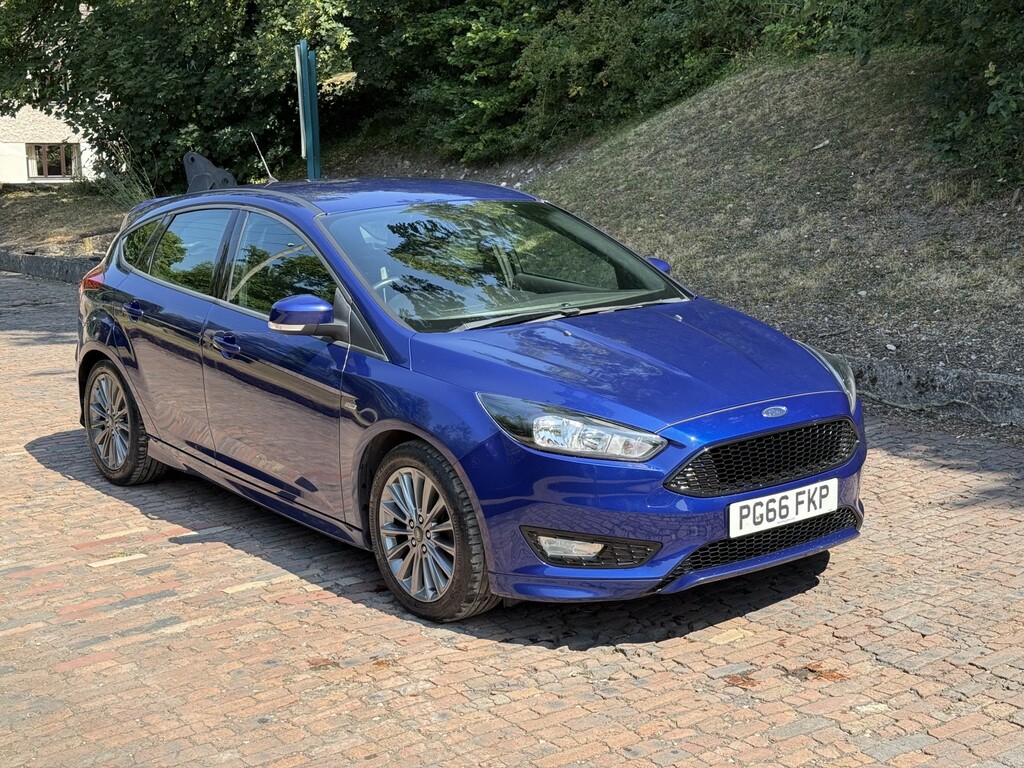 Ford Focus 1.5 Tdci St-line Blue #4