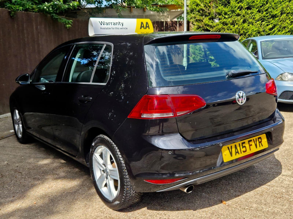 Volkswagen Golf 1.6 Tdi Bluemotion Tech Match Euro 6 Ss Black #4
