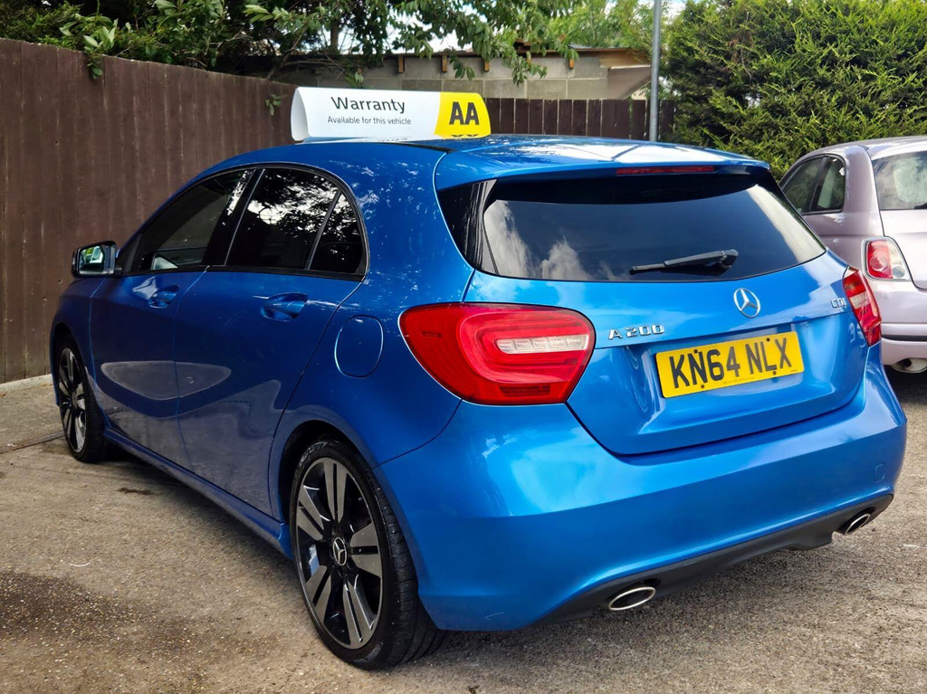 Mercedes-Benz A Class 2.1 Cdi Sport 7G-dct Euro 6 Ss KN64NLX Blue #4