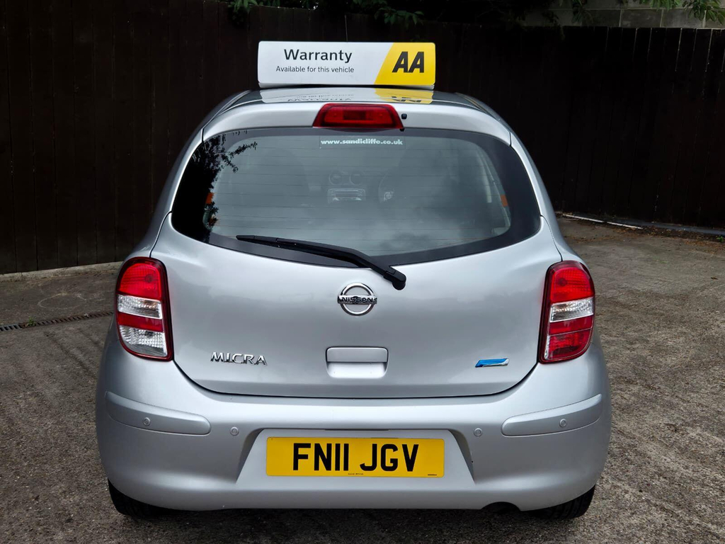 Nissan Micra 1.2 12V Acenta Cvt Euro 5 Silver #6