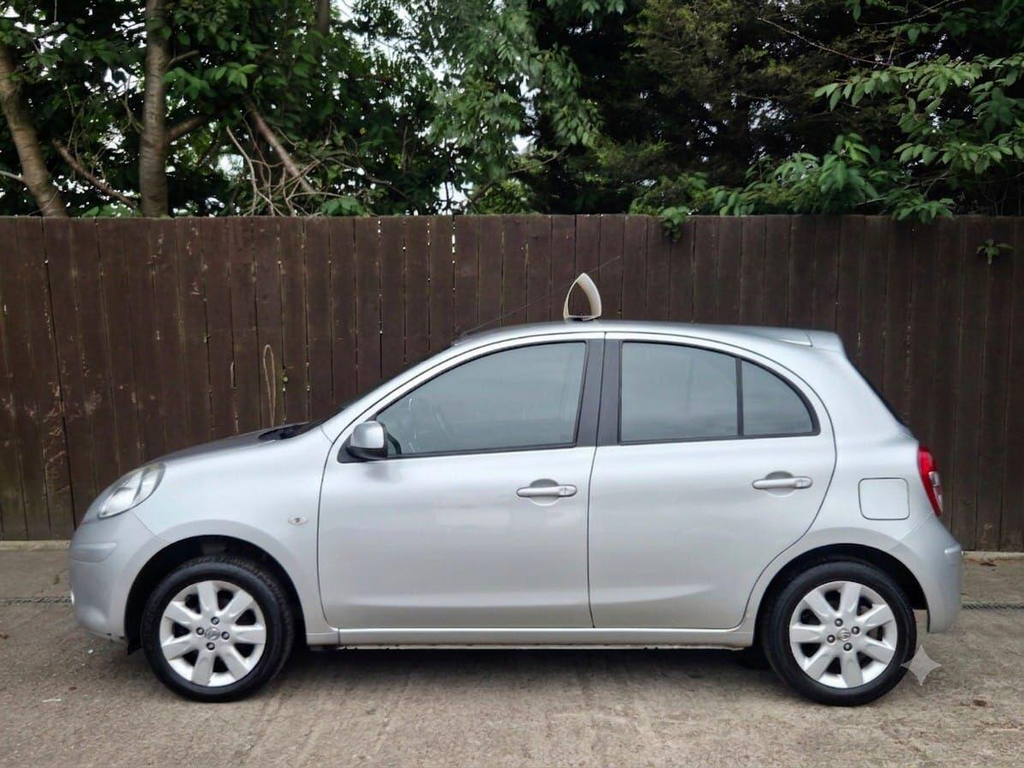 Nissan Micra 1.2 12V Acenta Cvt Euro 5 Silver #5