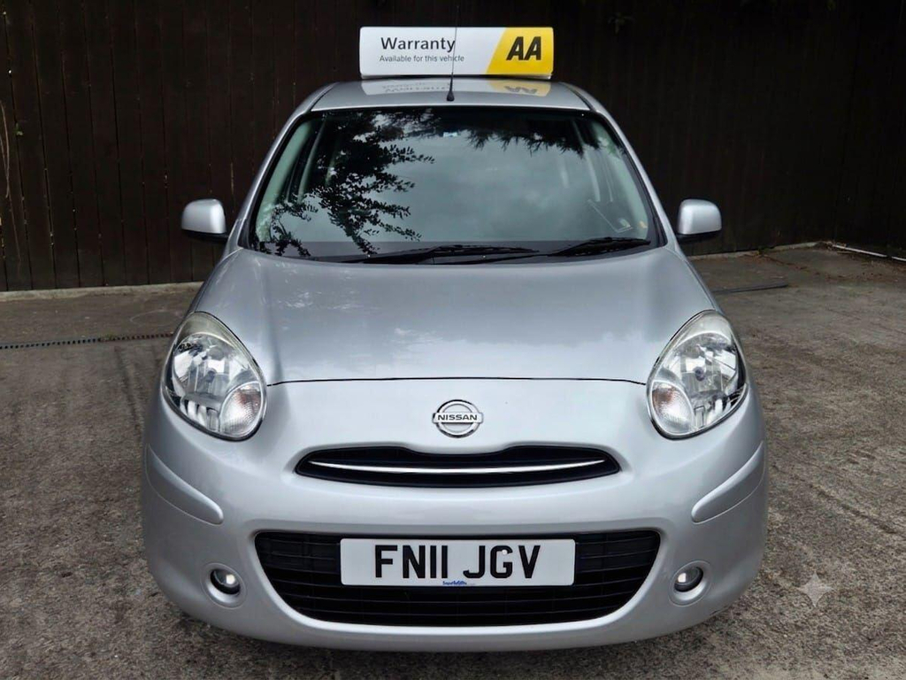Nissan Micra 1.2 12V Acenta Cvt Euro 5 Silver #2