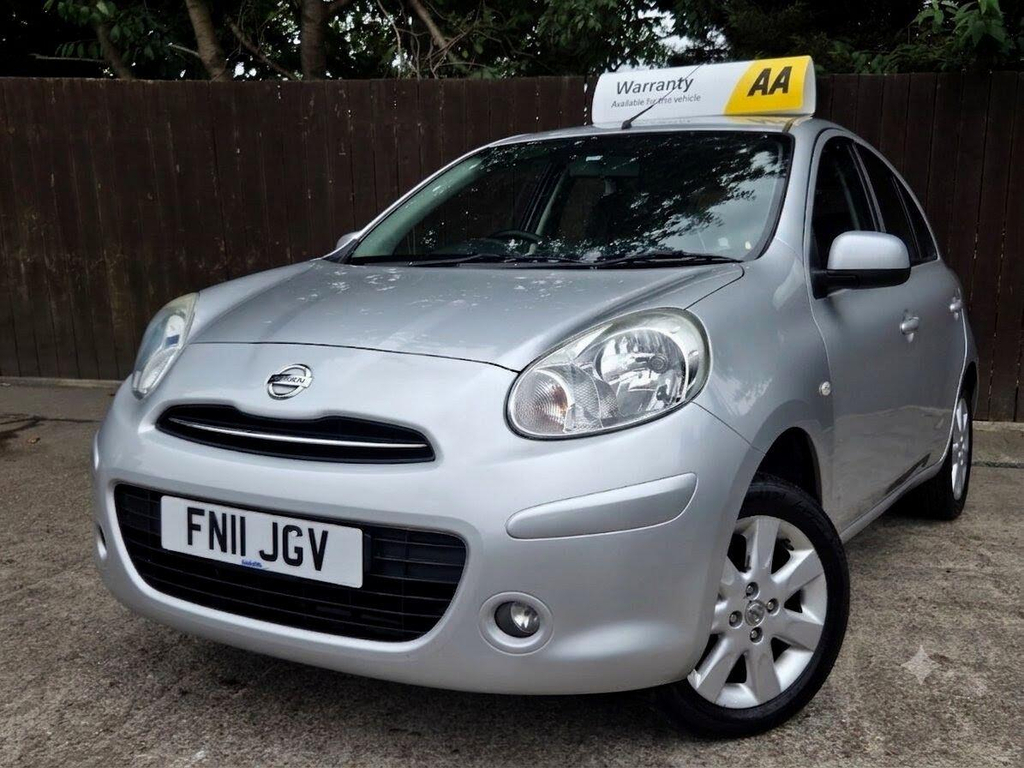 Nissan Micra 1.2 12V Acenta Cvt Euro 5 Silver #3