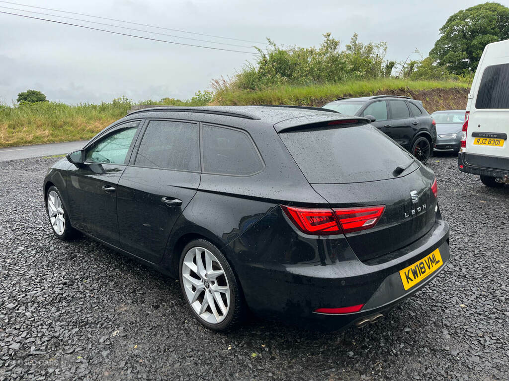 Seat Leon 2.0 Tdi 184 Fr Technology KW18VML Black #5