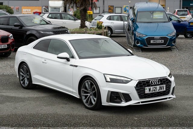 Audi A5 2.0 Tdi 35 S Line Coupe S Tronic Euro 6 White