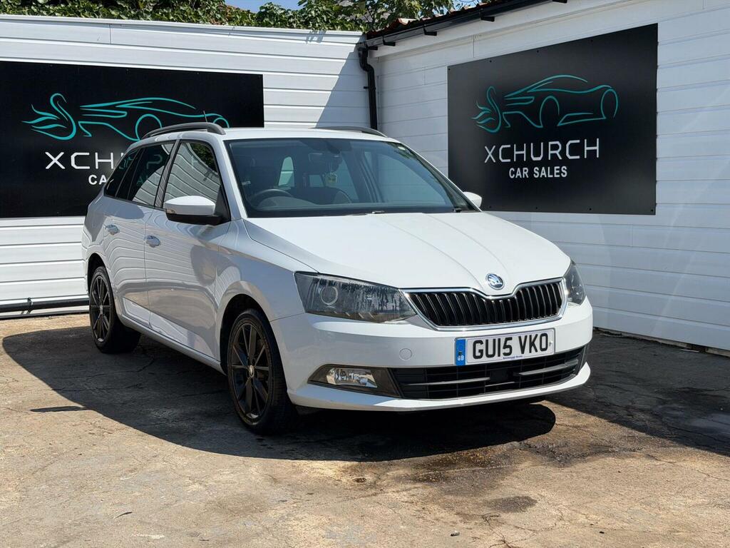 Skoda Fabia 1.4 Tdi Se L Euro 6 Ss White