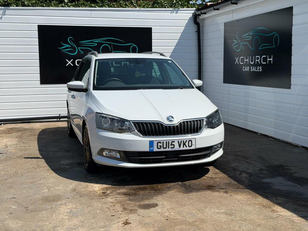 Skoda Fabia 1.4 Tdi Se L Euro 6 Ss White #2