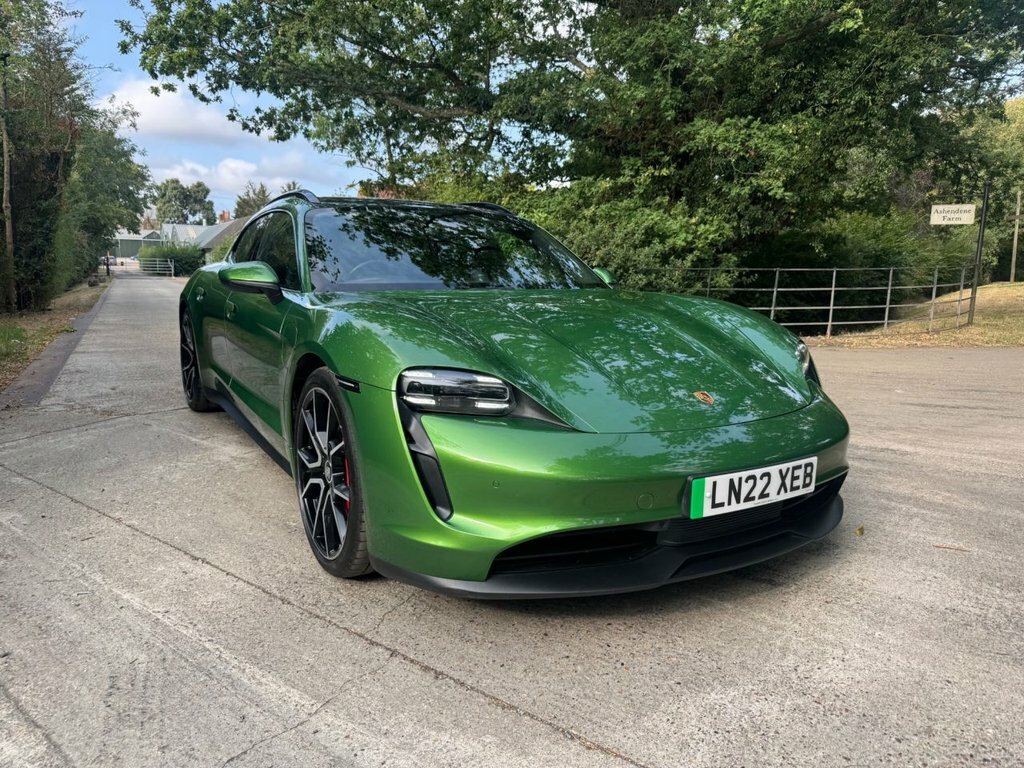 Porsche Taycan Estate LN22XEB Green #3