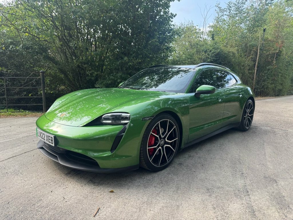 Porsche Taycan Estate LN22XEB Green #6