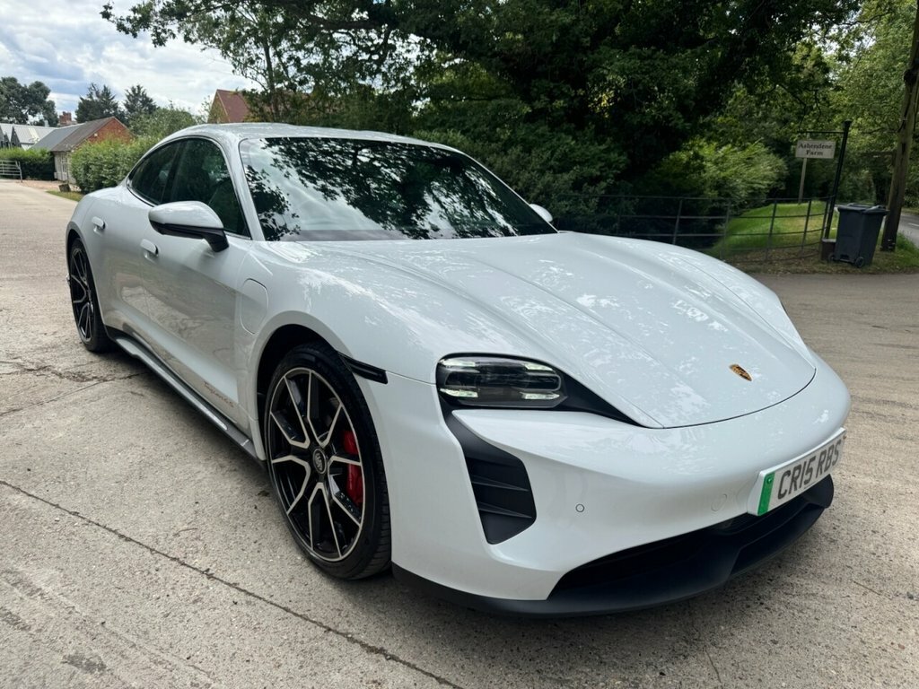 Porsche Taycan Saloon White