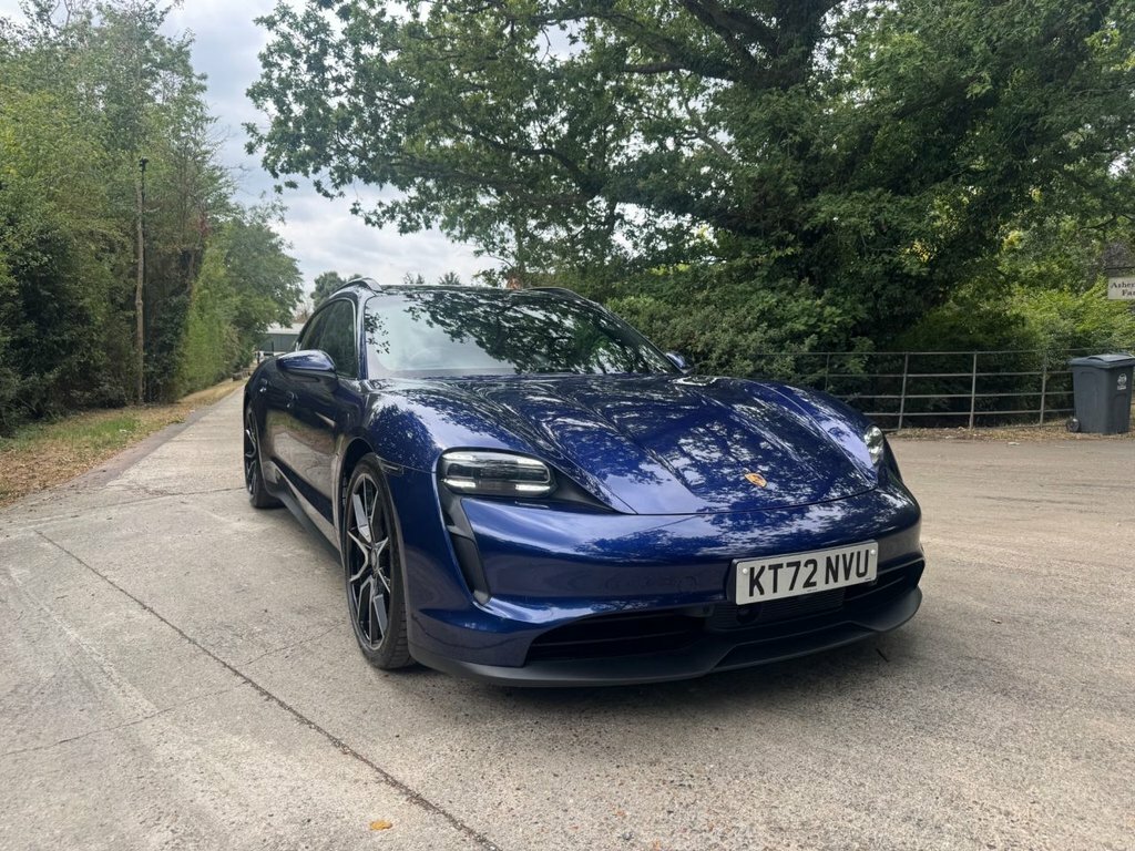 Porsche Taycan Estate KT72NVU Blue #3