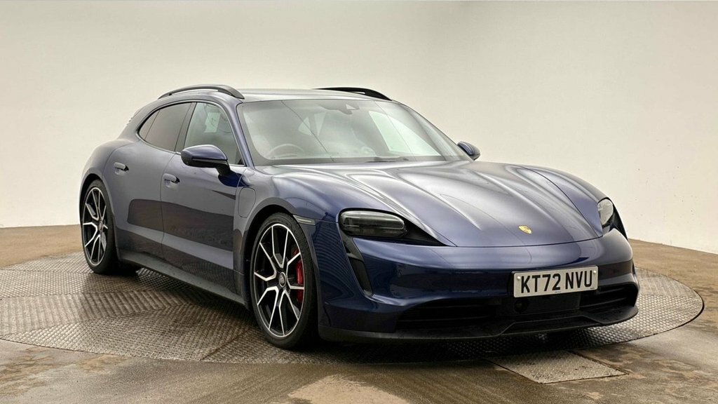 Porsche Taycan Estate Blue