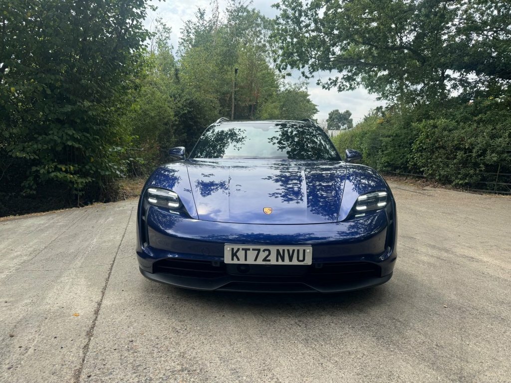 Porsche Taycan Estate KT72NVU Blue #4