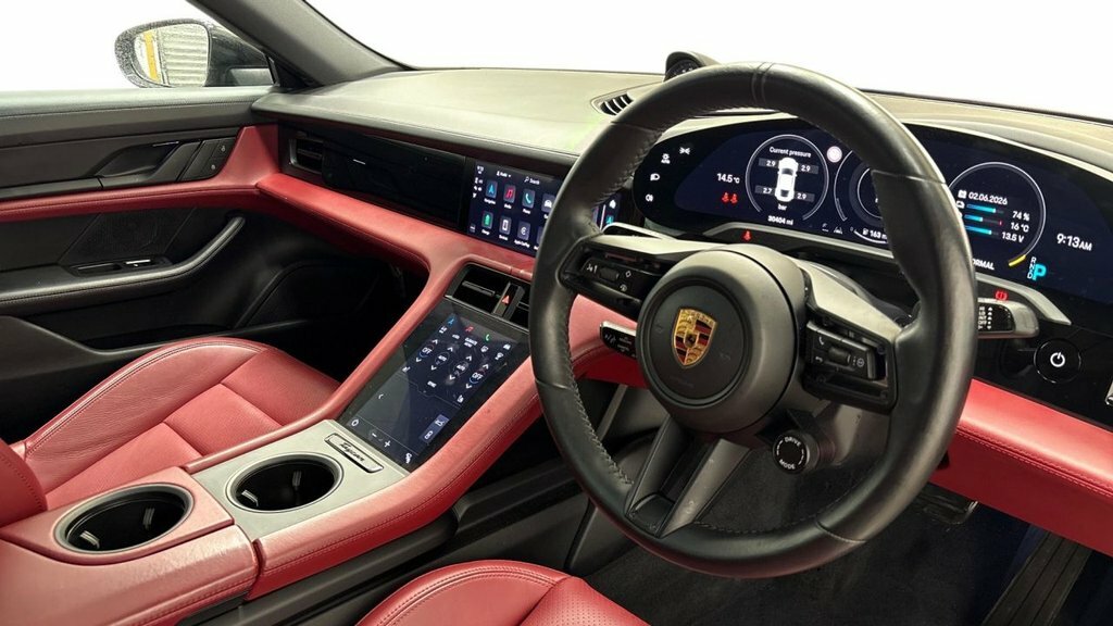 Porsche Taycan Saloon Black #4
