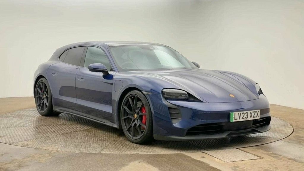 Porsche Taycan Estate Blue