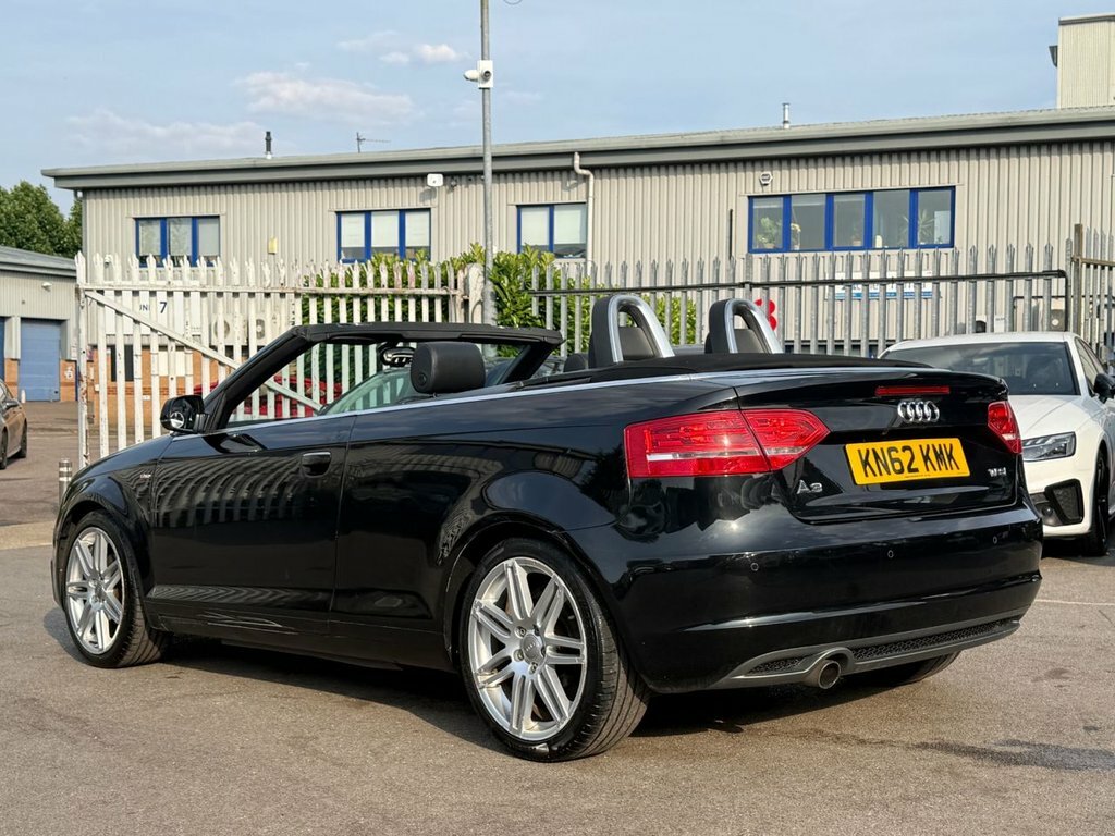 Audi A3 Cabriolet 1.2L S Line Black #3