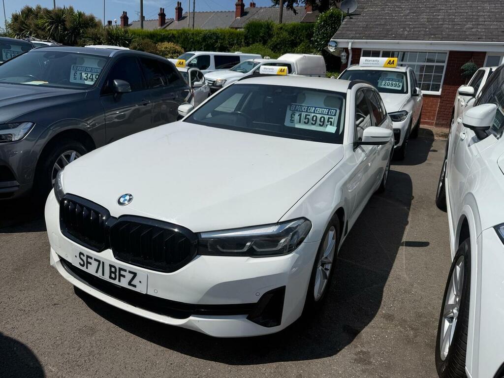 BMW 5 Series 3.0 530D Mht Se Touring Steptronic Xdrive Euro 6 SF71BFZ White #2