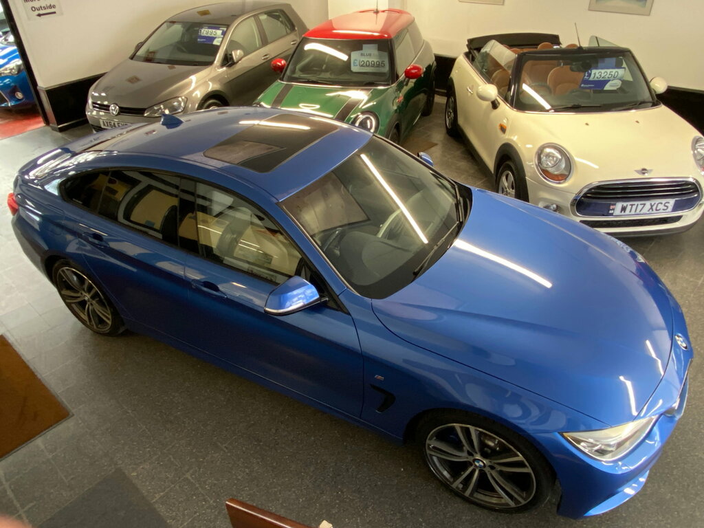 BMW 4 Series Gran Coupe 2.0 430I M Sport Hatchback Euro 6 LC66DPY Blue #4
