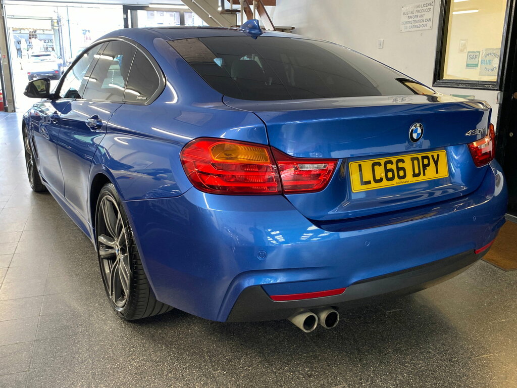 BMW 4 Series Gran Coupe 2.0 430I M Sport Hatchback Euro 6 LC66DPY Blue #2