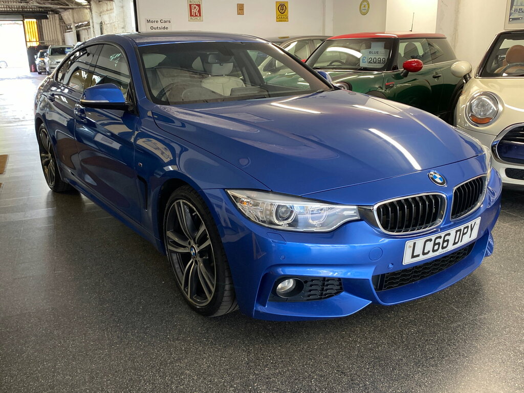 BMW 4 Series Gran Coupe 2.0 430I M Sport Hatchback Euro 6 LC66DPY Blue #5