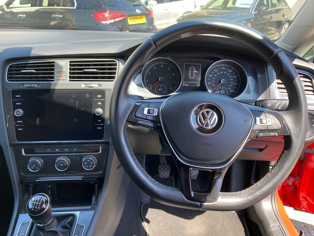 Volkswagen Golf 1.0 Tsi Se Nav Hatchback Euro 6 KY67VJL Red #3
