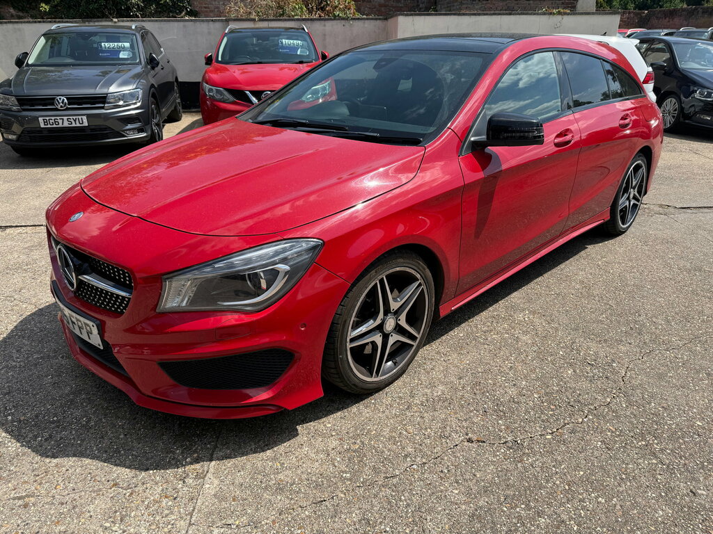 Mercedes-Benz CLA Class 2.1 Cla220d Amg Sport Shooting Brake 7G Red #3
